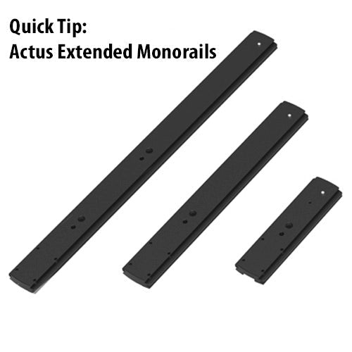 Actus Quick Tip: How to Change to a Longer Monorail