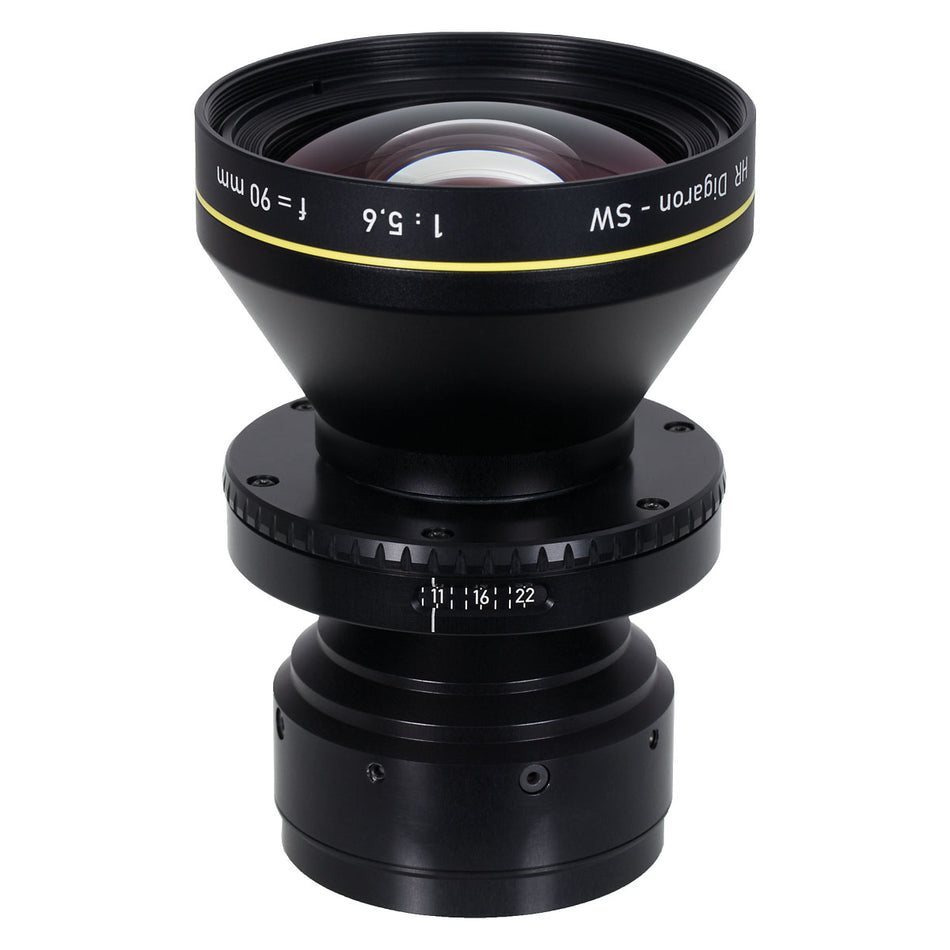 Wide RS 90 mm HR Digaron-SW Lenspanel -  Short Barrel + 48mm Extension