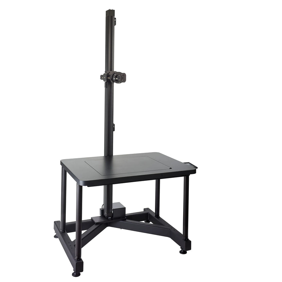 70" RPS-250 Copy Stand with Motorized Column, Base, Legs, Baseboard with Interchangeable Insert, and Remote