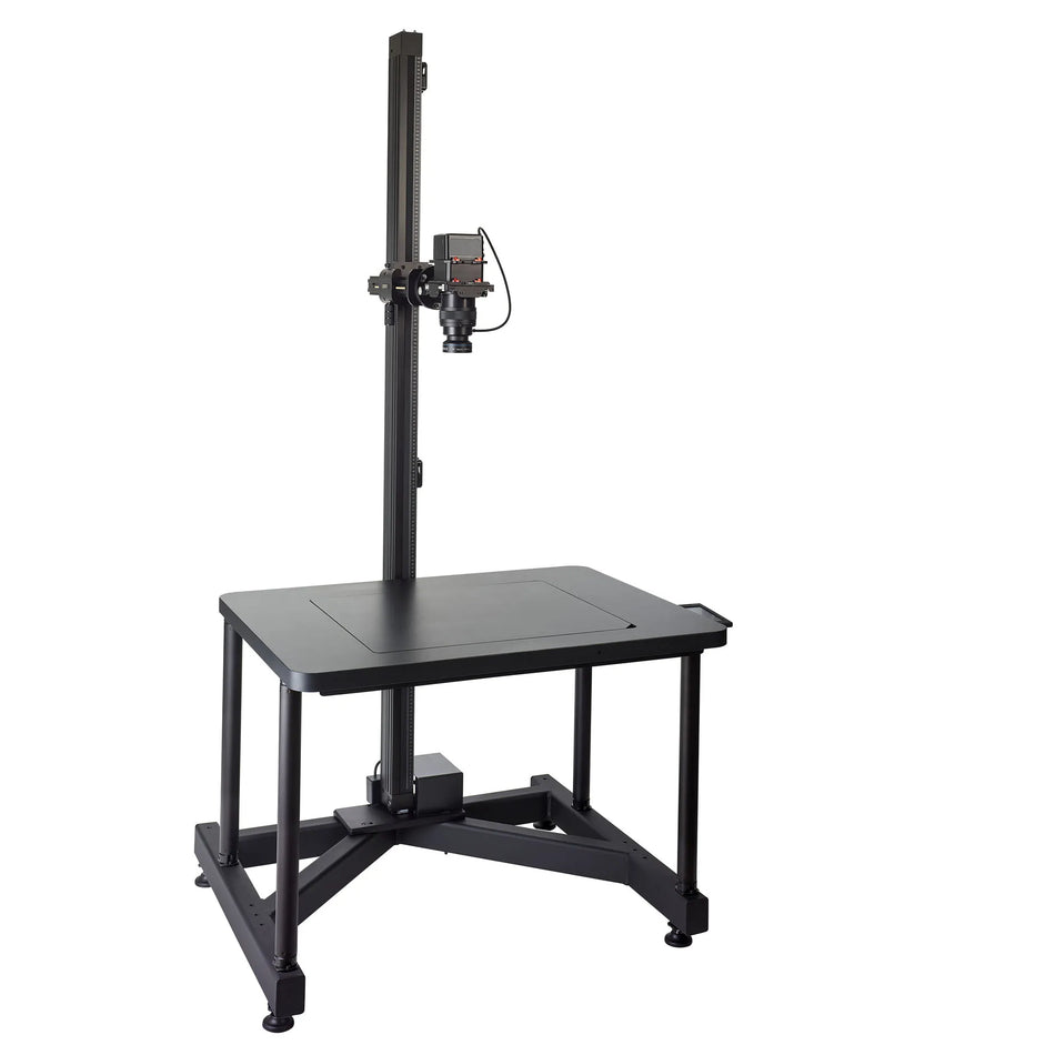70" RPS-255 Copy Stand with Motorized Column, Base, Legs, Baseboard with Interchangeable Insert, Remote, and Smart Controller