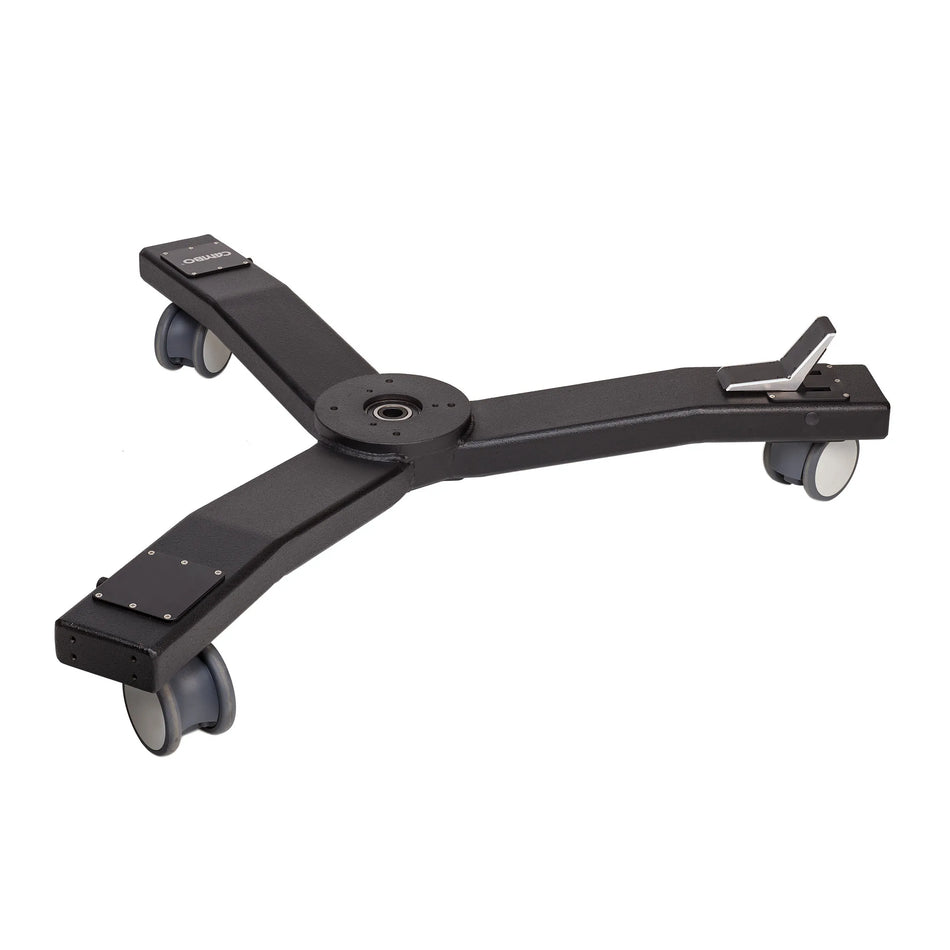 8' MBU Stand including Column, Pedal Base, Geared Crossarm, and 3/8" Camera Platform