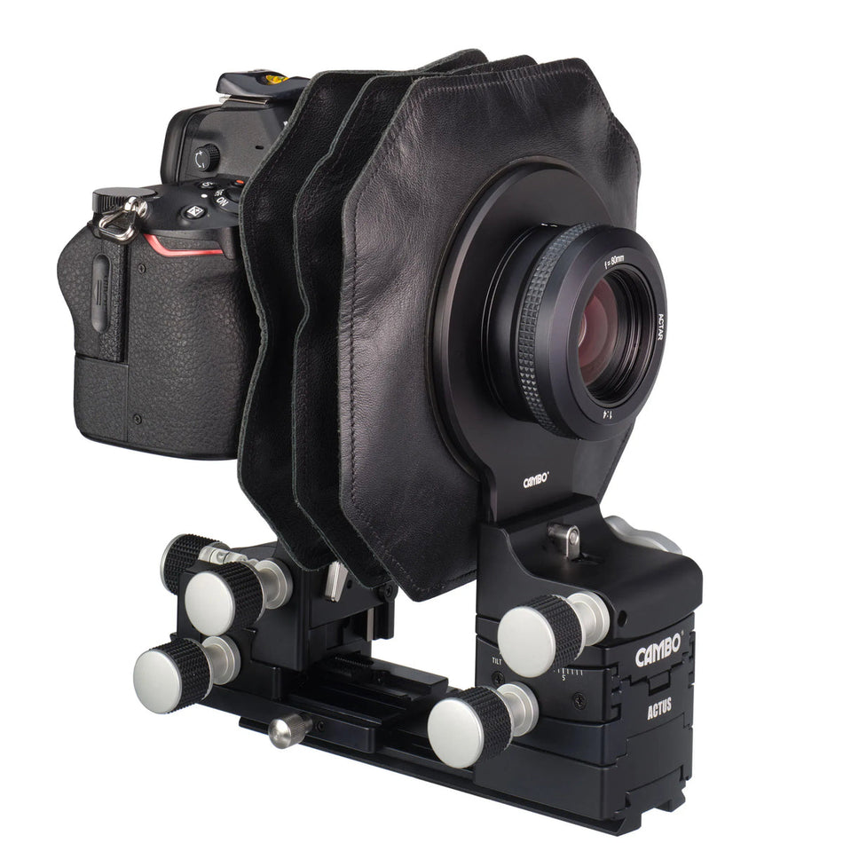 ACTUS-B View Camera + Actar 80mm Lens + Actus Canon EF Camera Mount Kit