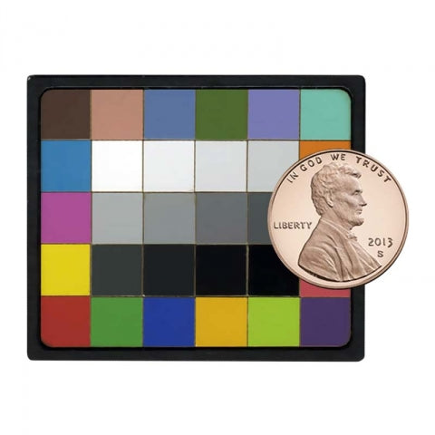 ColorGauge Micro Target With NIST Traceable Calibration Certificate - Glass Coated