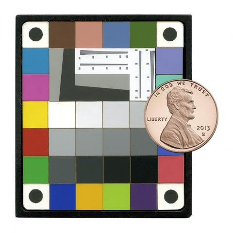ColorGauge RezChecker Micro Target With NIST Traceable Calibration Certificate - Matte