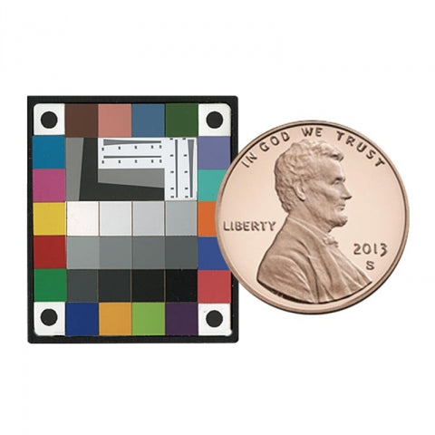 ColorGauge RezChecker Nano Target With NIST Traceable Calibration Certificate - Gloss