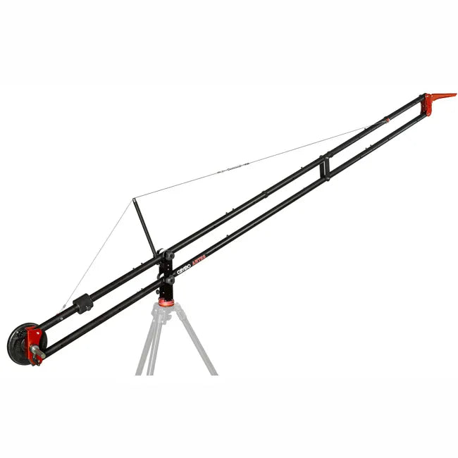 Video Boom with 75cm Extension + Stabilization Wire (including fixed camera plate)