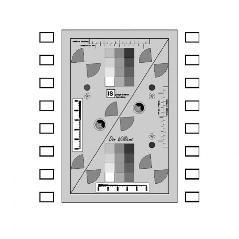 Standard Format Film Target - 35 mm