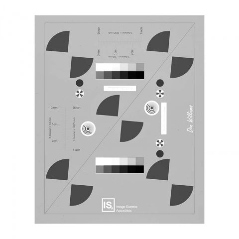 Standard Format Film Targets - One each of 35mm, 60 mm, and 4x5